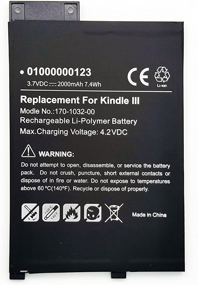 (εικόνα για) GP-S10-346392-0100,170-1032-00,170-1032-01,S11GTSF01A for Kindle 3 e-Book μπαταρία