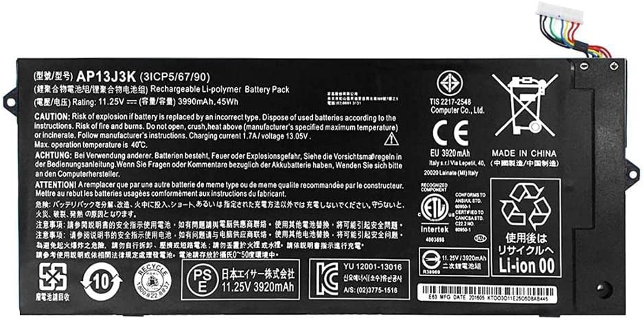 (εικόνα για) AP13J3K AP13J4K ACER CHROMEBOOK C720,C720P,C740 3ICP5/65/88 μπαταρία