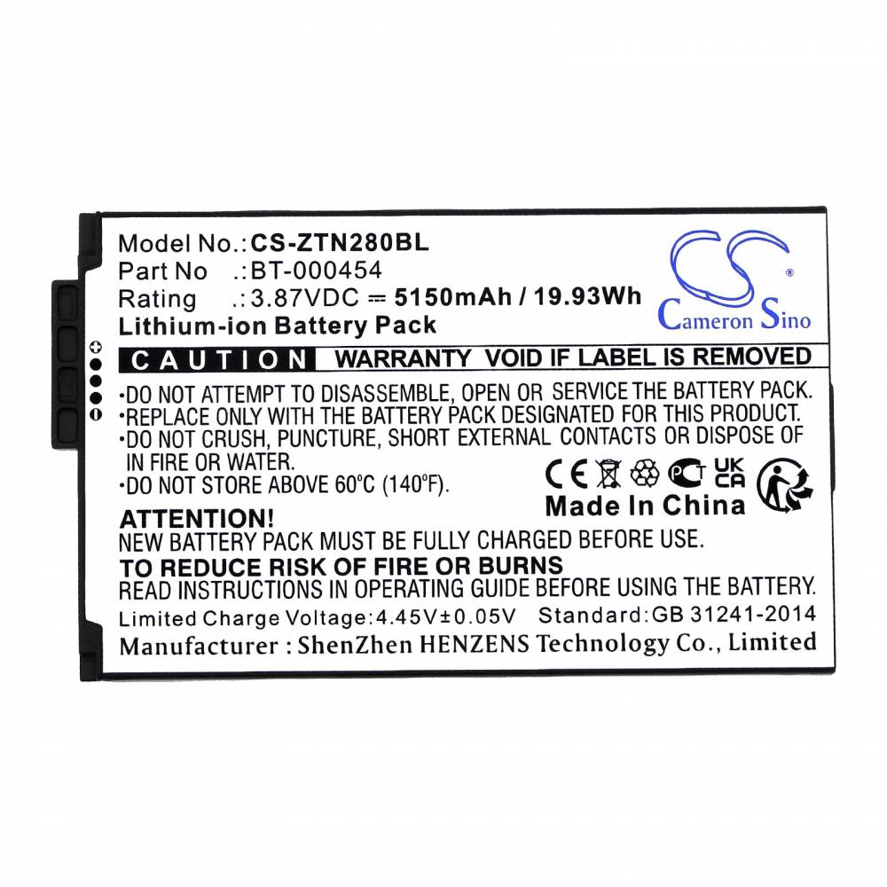 (εικόνα για) BT-000454 Zebra BTRY-TC1X-1XMA1-1A Zebra TC15 TN28 U30 μπαταρία