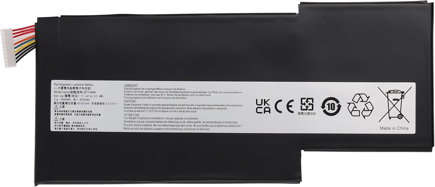 (εικόνα για) BTY-M6K MSI GF63 8RC-075AU,8RD-001CN,8RD-006CN,8RD-050NL,8RD-095XPL GS63VR 7RG μπαταρία