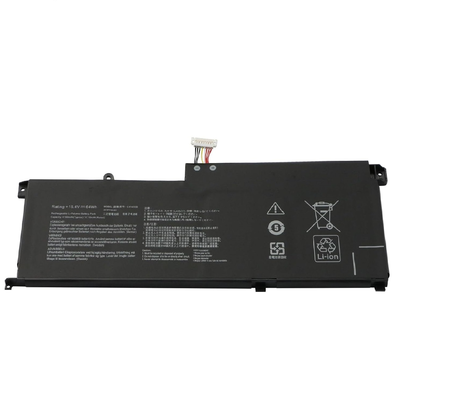 (εικόνα για) C41N2002 Asus ZenBook Pro 15 UX535L UX535LH UX535LI 15,4V μπαταρία
