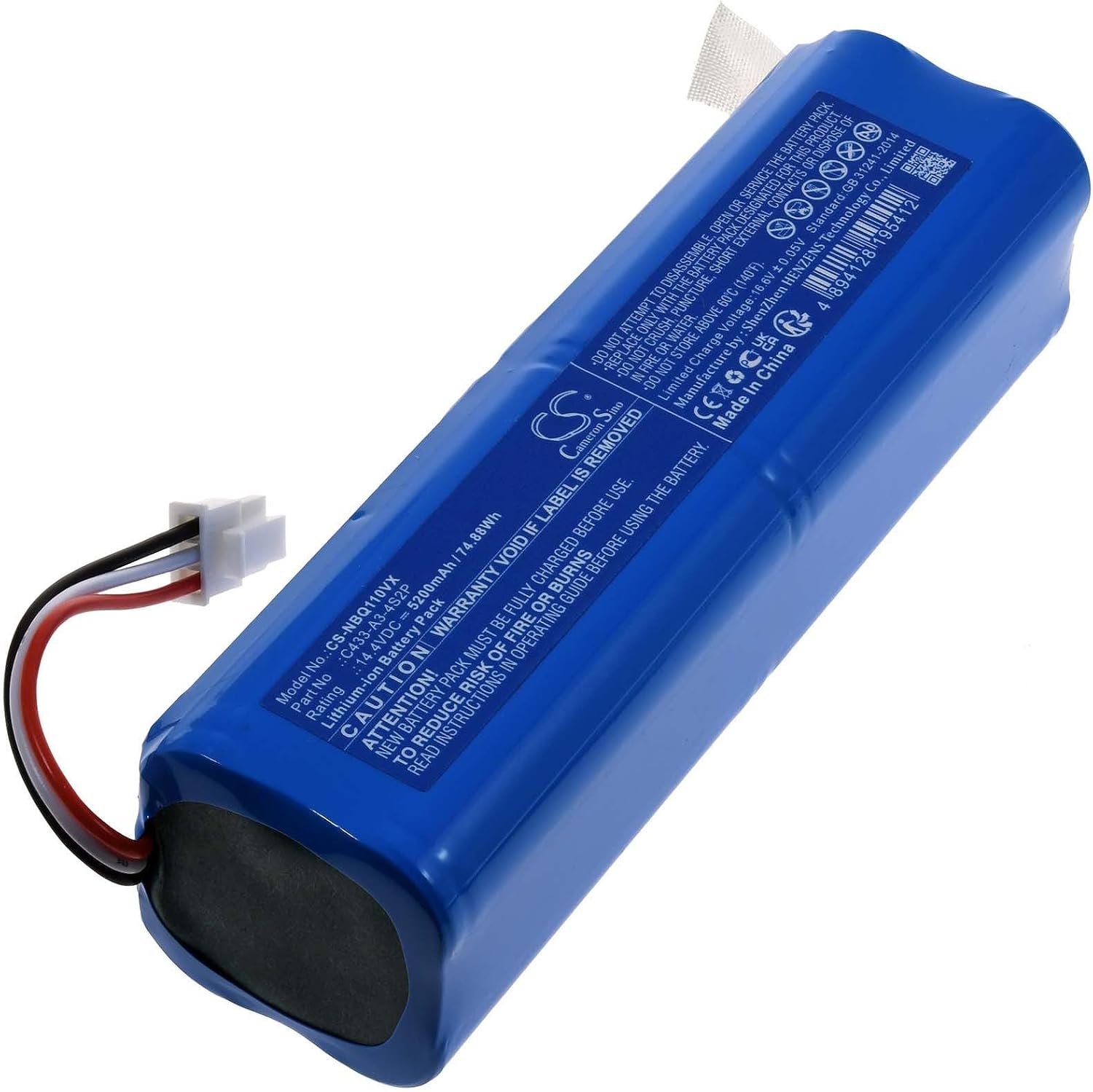 (εικόνα για) ECOVACS Deebot 900,700,M88,DE33,DE35,DG710,DG716,Deebot OZMO 610,901,902 μπαταρία