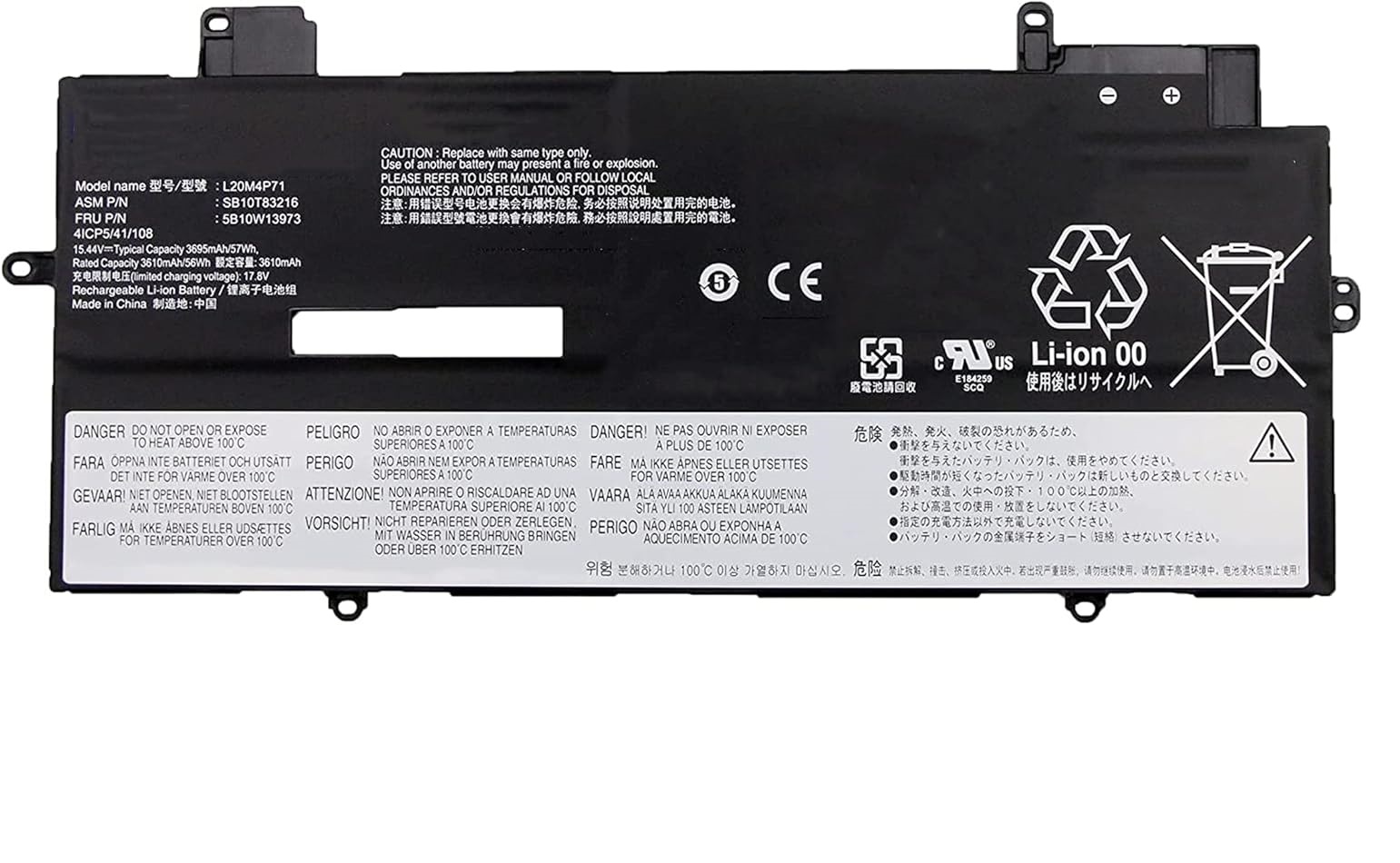(εικόνα για) L20M4P71 Lenovo ThinkPad X1 Carbon 9th 10th Gen ThinkPad X1 Yoga 6th 7th Gen L20D4P71 L20L4P71 L20C4P71 μπαταρία