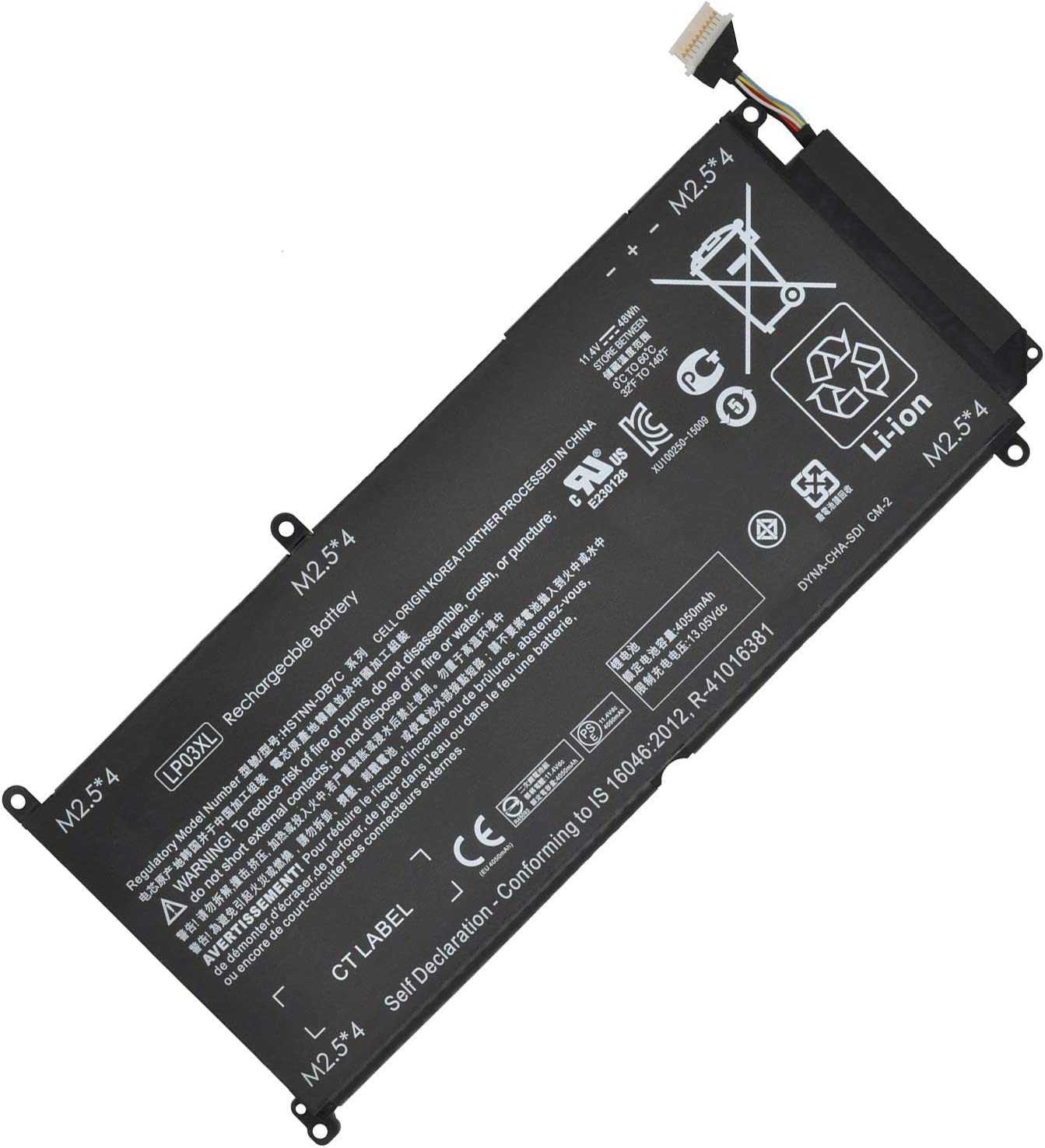 μπαταρία για LP03XL HP Envy 15-ah151sa 15-ah155nr 807211-241 807417-005 TPN-C122 συμβιβάσιμος