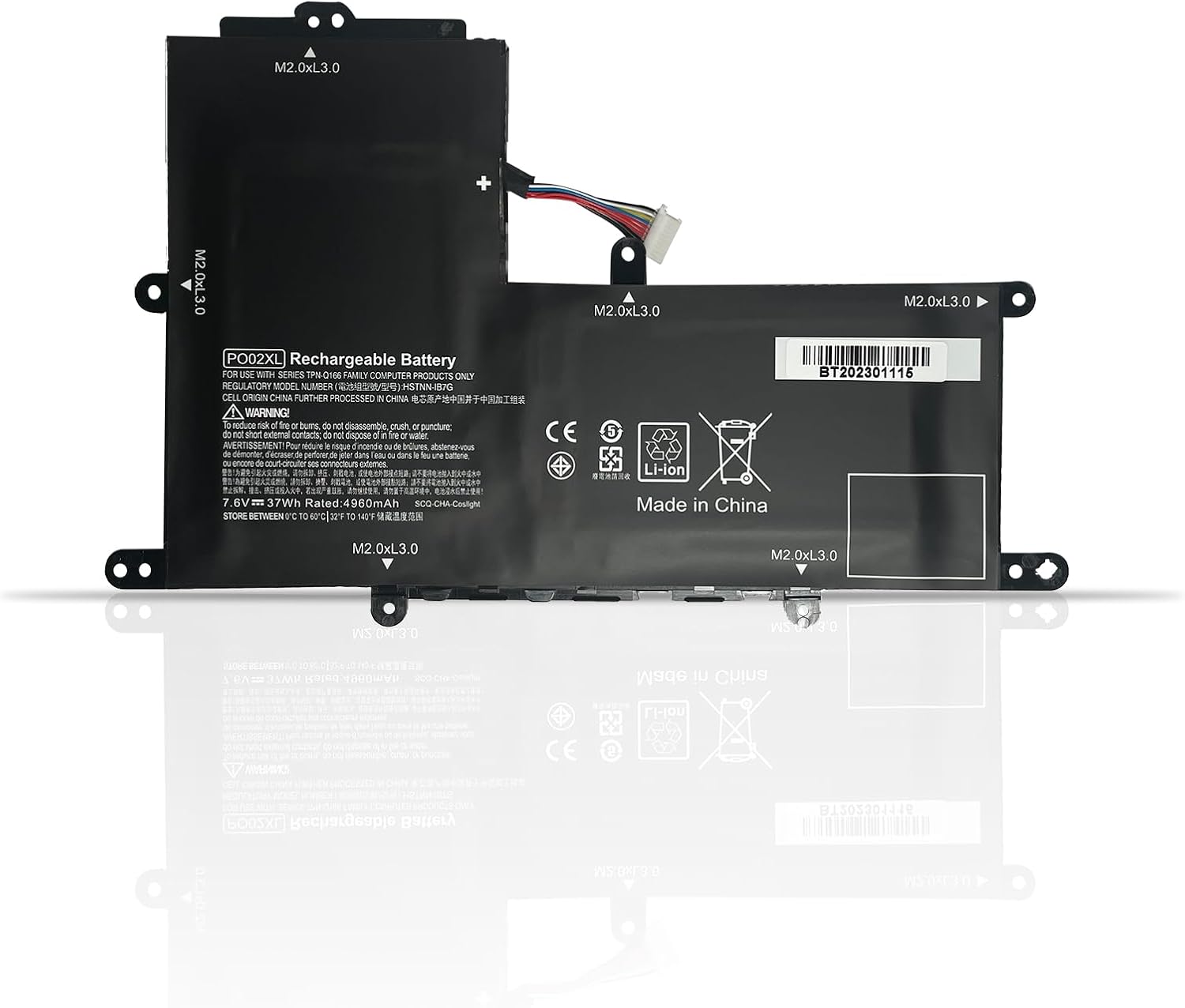 (εικόνα για) PO02XL 824560-005 HP Stream 11-ah0xx 11-ak0012dx 11-ak0013dx μπαταρία