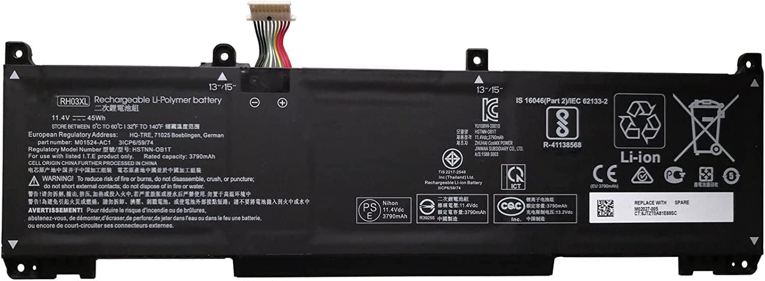 (εικόνα για) HP M02027-005 RHO3XL RH03 RHO3 HSN-Q28C-4 HSN-Q27C HSN-Q27C-5 TPN-DB0B μπαταρία
