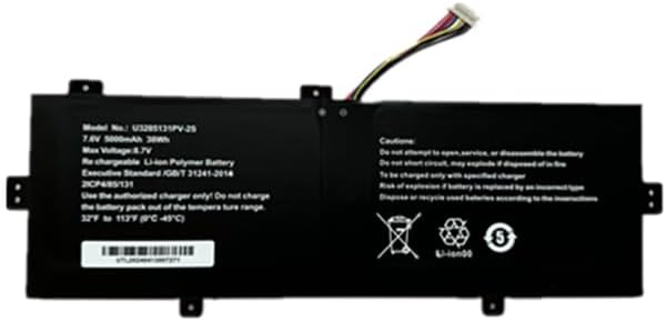 (εικόνα για) U3285131PV-2S Prestigio SmartBook 141 C5 7.6V 5000mAh μπαταρία